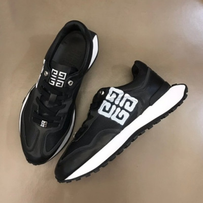 지방시 남성 이니셜 블랙 스니커즈 - Mens Black Sneakers - giv0687x