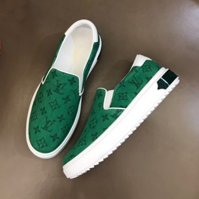 루이비통 남성 Time out 그린 스니커즈 - Mens Green Sneakers - lou04231x