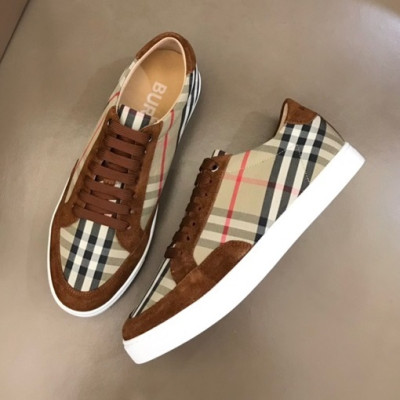 버버리 남성 빈티지 브라운 스니커즈 - Mens Brown Sneakers - bur04314x