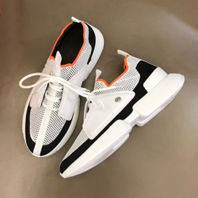 에르메스 남성 클래식 화이트 스니커즈 - Mens White Sneakers - her0756x