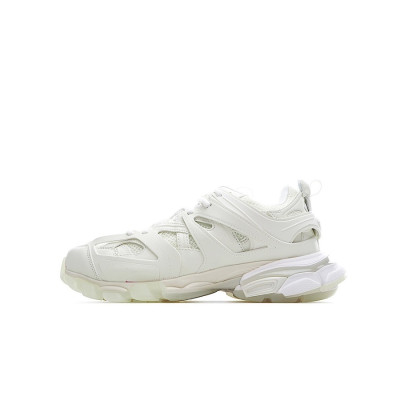 발렌시아가 남/녀 Trainer 화이트 스니커즈 - Unisex White Sneakers - bal01438x