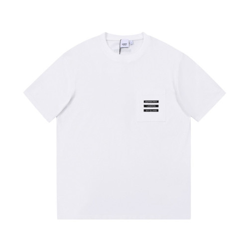 버버리 남성 화이트 크루넥 반팔티 - Mens White Tshirts - Bur04333x