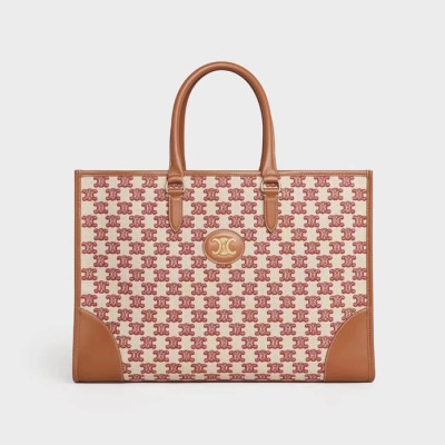 셀린느 여성 트럼펫 브라운 토트백 - Womens Brown Tote Bag - cel0267x