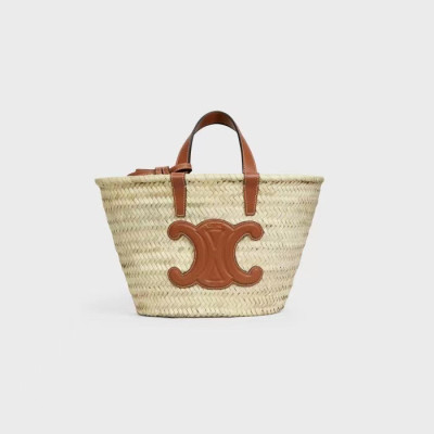 셀린느 여성 로고 카멜 토트백 - Womens Camel Tote Bag - cel0320x