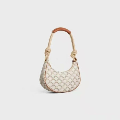 셀린느 여성 캐쥬얼 화이트 호보백 - Womens White Hobo Bag - cel0357x