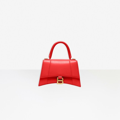 발렌시아가 여성 Hourglass 레드 토트백 - Womens Red Tote Bag - bal01522x