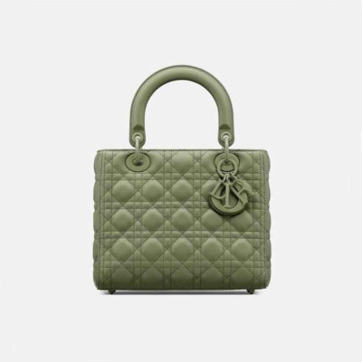 디올 여성 Ultra mat 그린 레이디백 - Womens Green Shoulder Bag - dio01840x