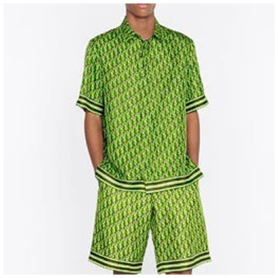 디올 남성 그린 폴로 투피스 - Mens Green Two-pieces - dio01858x