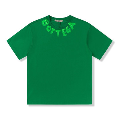 보테가 남성 크루넥 그린 반팔티 - Mens Green Tshirts - bot0307x