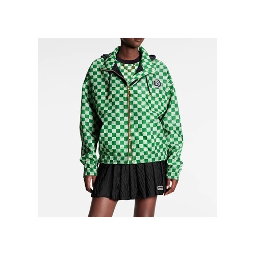 루이비통 여성 트렌디 그린 자켓 - Womens Green Jackets - lou04886x