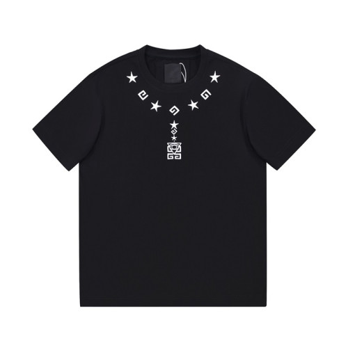 지방시 남성 크루넥 블랙 반팔티 - Mens Black Tshirts - giv0732x