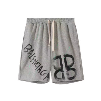 발렌시아가 남성 캐쥬얼 그레이 반바지 - Mens Gray Half-pants - bal01571x