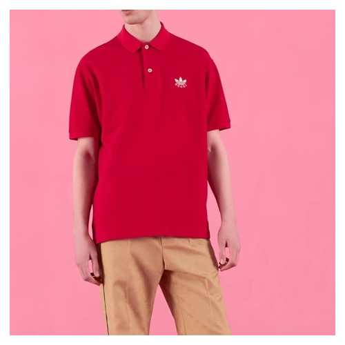 구찌 남/녀 레드 폴로 반팔티 - Unisex Red Tshirts - guc04910x