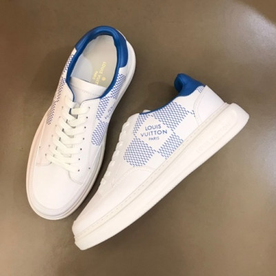 루이비통 남성 클래식 블루 스니커즈 - Mens Blue Sneakers - lou04947x