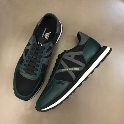 알마니 남성 클래식 그린 스니커즈 - Mens Green Sneakers - arm0916x