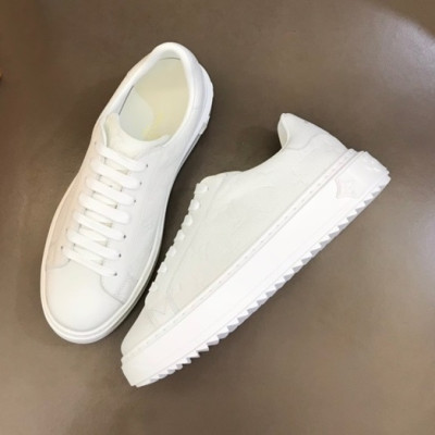 루이비통 남/녀 클래식 화이트 스니커즈 - Unisex White Sneakers - lou04982x