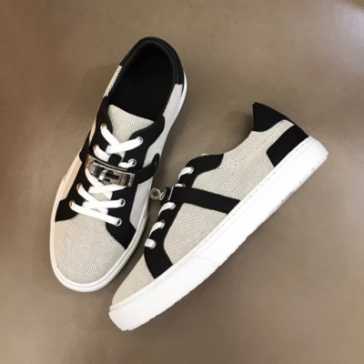 에르메스 남성 클래식 블랙 스니커즈 - Mens Black Sneakers - her0783x