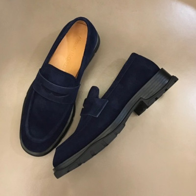 알렌산더 맥퀸 남성 네이비 로퍼 - Mens Navy Loafer - alx0200x