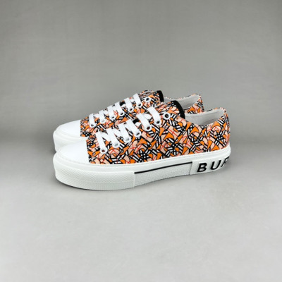 버버리 남성 트렌디 오렌지 스니커즈 - Mens Orange Sneakers - bur04451x