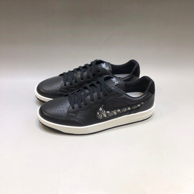 디올 남성 시그니처 블랙 스니커즈 - Mens Black Sneakers - dio01951x