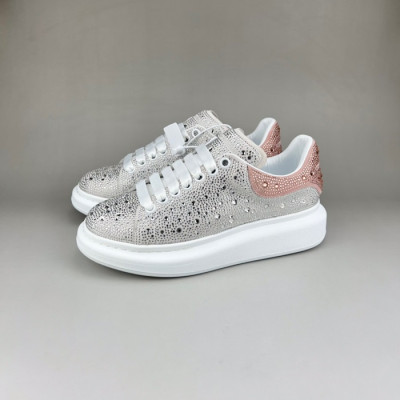 알렉산더맥퀸 남/녀 핑크탭 스니커즈 - Unisex Pink Sneakers - alx0106x