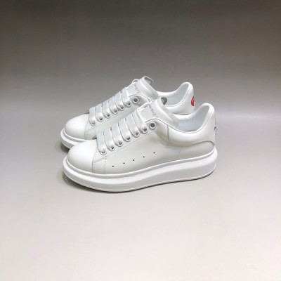 알렉산더맥퀸 남/녀 화이트탭 스니커즈 - Unisex White Sneakers - alx0128x