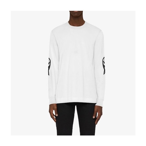 지방시 남성 캐쥬얼 화이트 맨투맨 - Mens White Tshirts - giv0782x