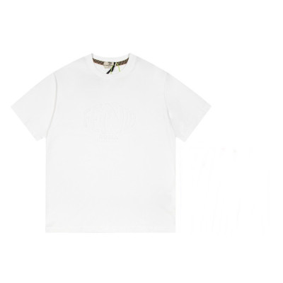 펜디 남성 화이트 크루넥 반팔티 - Mens White Tshirts - fen01261x