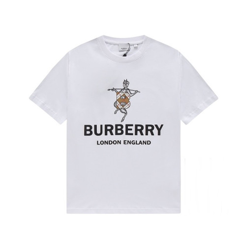 버버리 남성 화이트 크루넥 반팔티 - Mens White Tshirts - Bur04463x