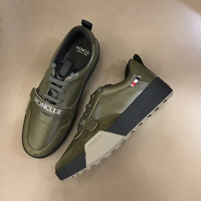 몽클레어 남성 올리브 스니커즈 - Mens Olive Sneakers - moc02494x