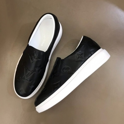 루이비통 남성 모노그램 블랙 로퍼 - Mens Black Loafer - lou05091x