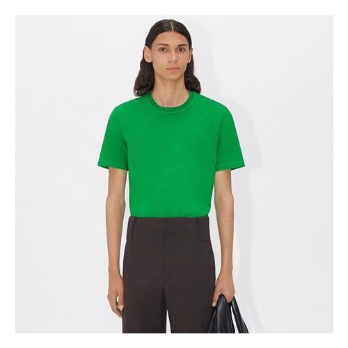 보테가 남성 크루넥 그린 반팔티 - Mens Green Tshirts - bot0408x