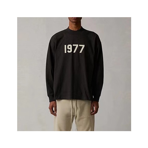 피어오브갓 남성 클래식 그레이 긴팔티 - Mens Gray Tshirts - fea0409x