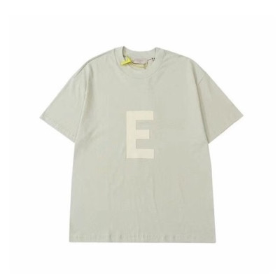 피어오브갓 남성 베이지 크루넥 반팔티 - Mens Beige Tshirts - fea0419x