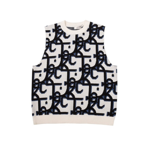 디올 남/녀 오블리크 네이비 베스트 - Unisex Navy Vest - dio02031x