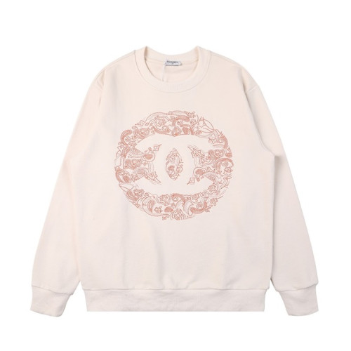 샤넬 남/녀 캐쥬얼 아이보리 맨투맨 - Unisex Ivory Tshirts - cnl0923x