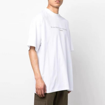 베트멍 남/녀 트렌디 화이트 반팔티 - Unisex White Tshirts - vet0295x