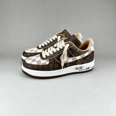 루이비통 남성 트렌디 브라운 스니커즈 - Mens Brown Sneakers - lou05154x