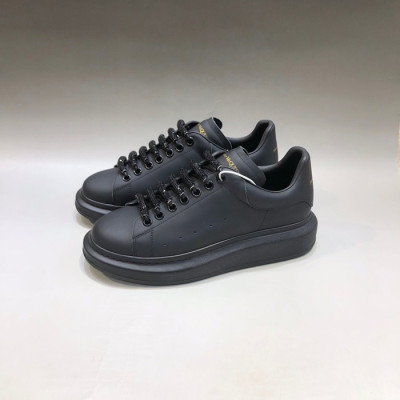 알렉산더맥퀸 남/녀 블랙 스니커즈 - Unisex Black Sneakers - alx0172x