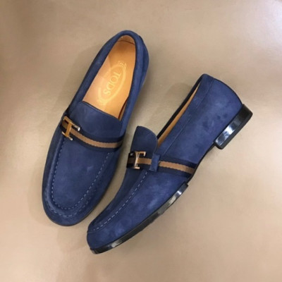 토즈 남성 네이비 스트랩 로퍼 - Mens Navy Loafer - toz0286x