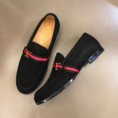 토즈 남성 블랙 스트랩 로퍼 - Mens Black Loafer - toz0288x