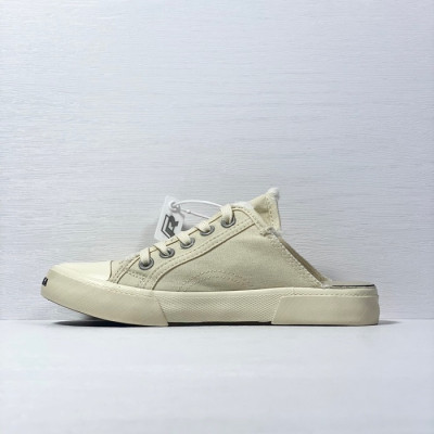 발렌시아가 남/녀 클래식 아이보리 스니커즈 - Unisex Ivory Sneakers - bal01658x