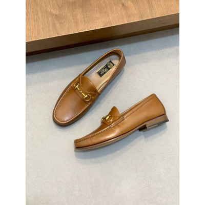 구찌 남성 비지니스 카멜 로퍼 - Mens Camel Loafer - guc05095x