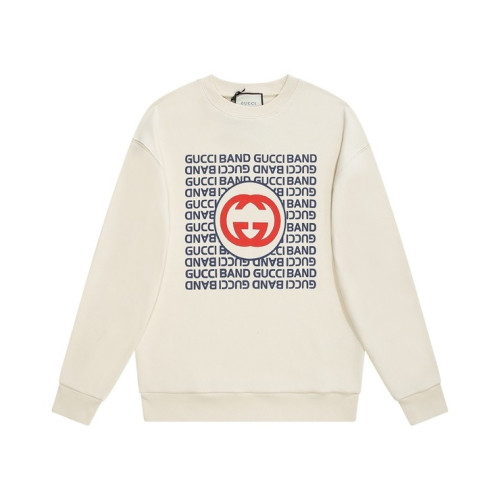 구찌 남/녀 캐쥬얼 아이보리 맨투맨 - Unisex Ivoy Tshirts - Guc05099x
