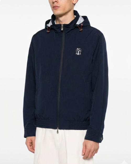 브루넬로쿠치넬리 남성 네이비 자켓 - Brunello Cucinelli Mens Navy Jackets - bru02x