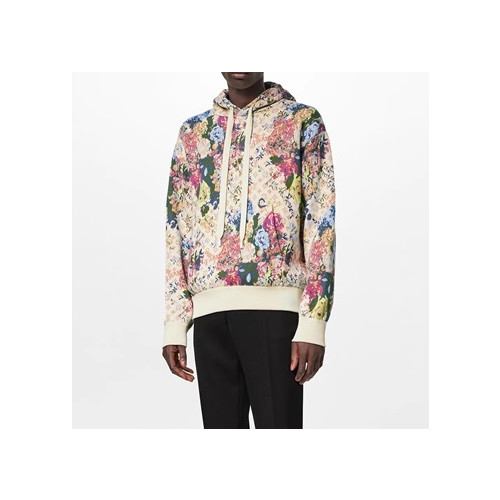 루이비통 남자 베이직 아이보리 후드티 - Unisex Ivory Hoodie - lou05188x