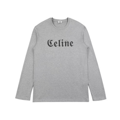 셀린느 남성 모던 그레이 긴팔티 - Celine Mens Gray Tshirts - cel0454x