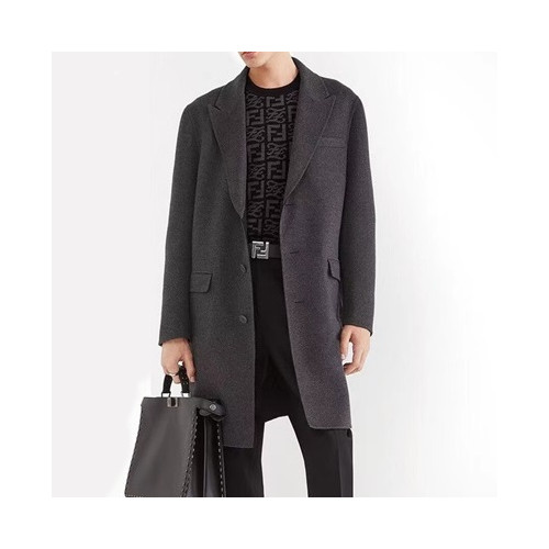 펜디 남성 모던 블랙 코트 - Mens Black Coats - fen01283x