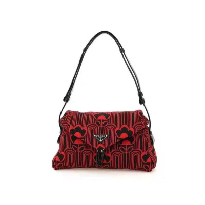 프라다 여성 캐쥬얼 레드 숄더백 - Womens Red Shoulder Bag - pra02789x