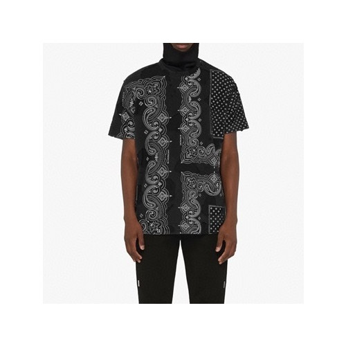 지방시 남/녀 크루넥 블랙 반팔티 - Unisex Black Tshirts - giv0824x